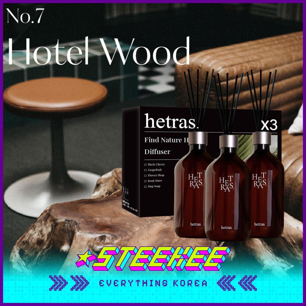 Hetras Premium Diffuser Home Fragrance Set of 3 1500ml by Steekee Korea 3050
