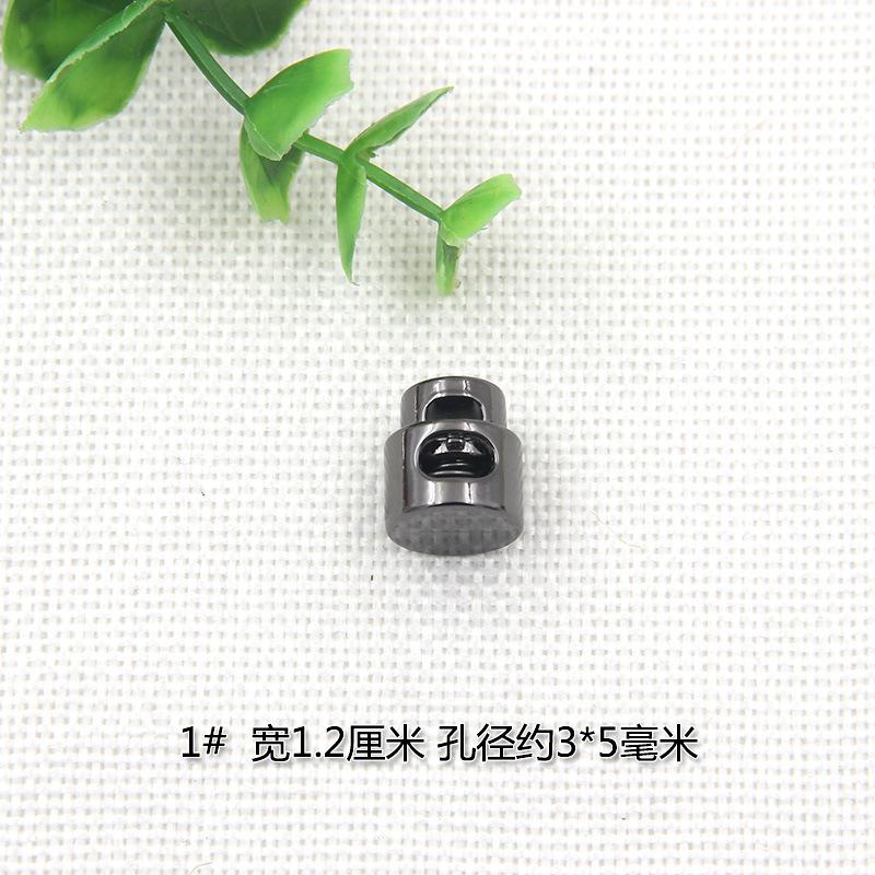 Clothing Metal Spring Buckle Buckle Rope Buckle Alloy Pig Nose Buckle Down Jacket Bell Rope Buckle Elastic Buckle