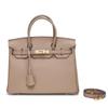 Nieuwe Togo Small Grain Gold Buckle Platinum Toe Cover Layer Rundleer Damestas Grote Capaciteit Handtas Damestas