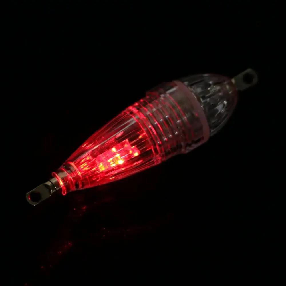 Mini LED Angellicht 6CM Wasserdicht Werkzeuge Köder Pose Lampe Nacht Salzwasser Für Angelartikel Tiefe Köder Blitz Boot Weiß Falsch