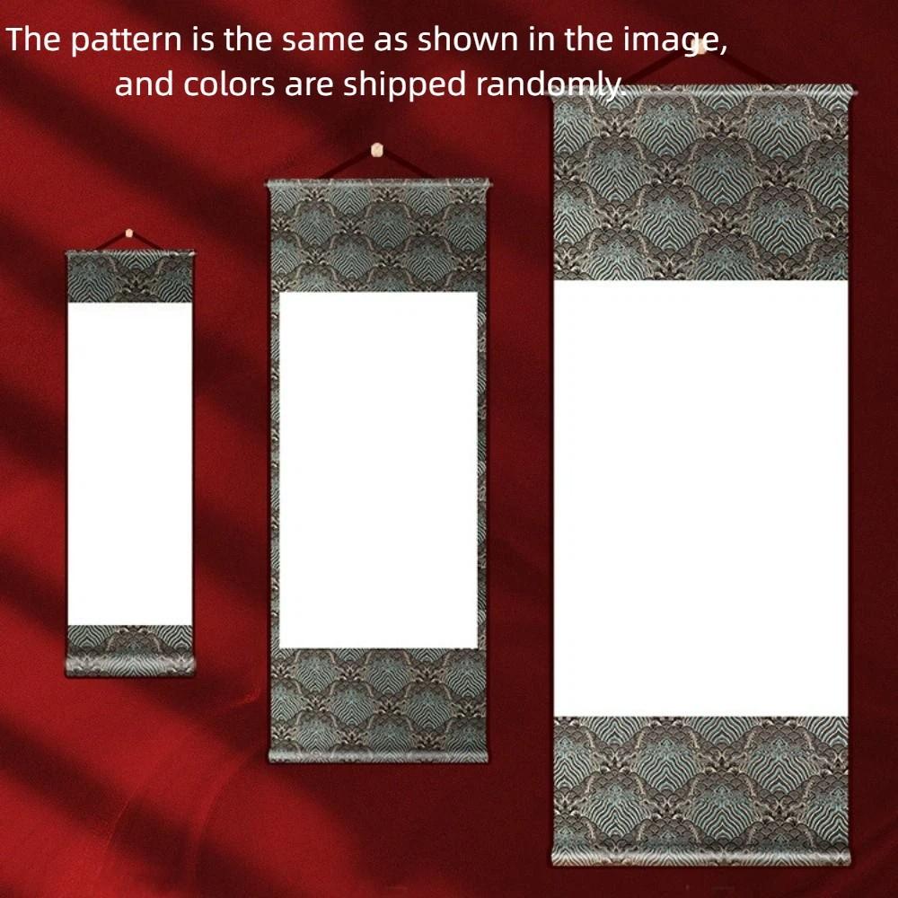 Painting Drawing Paper Blank Hanging Blank Scroll Calligraphy Paintings Mounting Scroll  Buddhists