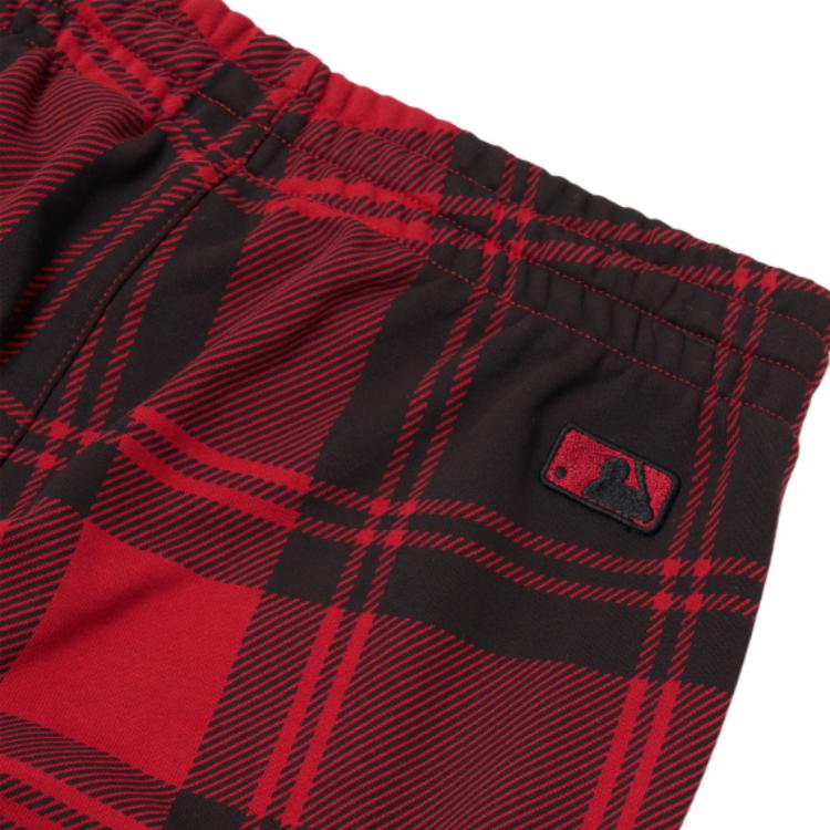 New MLB JOGGER TRAINING Knitted Sports Pants Men's Red 3APT00314-43RDS