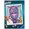 Ravensburger CreArt Dreaming Owl 28990 5 (Coloring Book Paint by Numbers Oil Painting Art Painting)