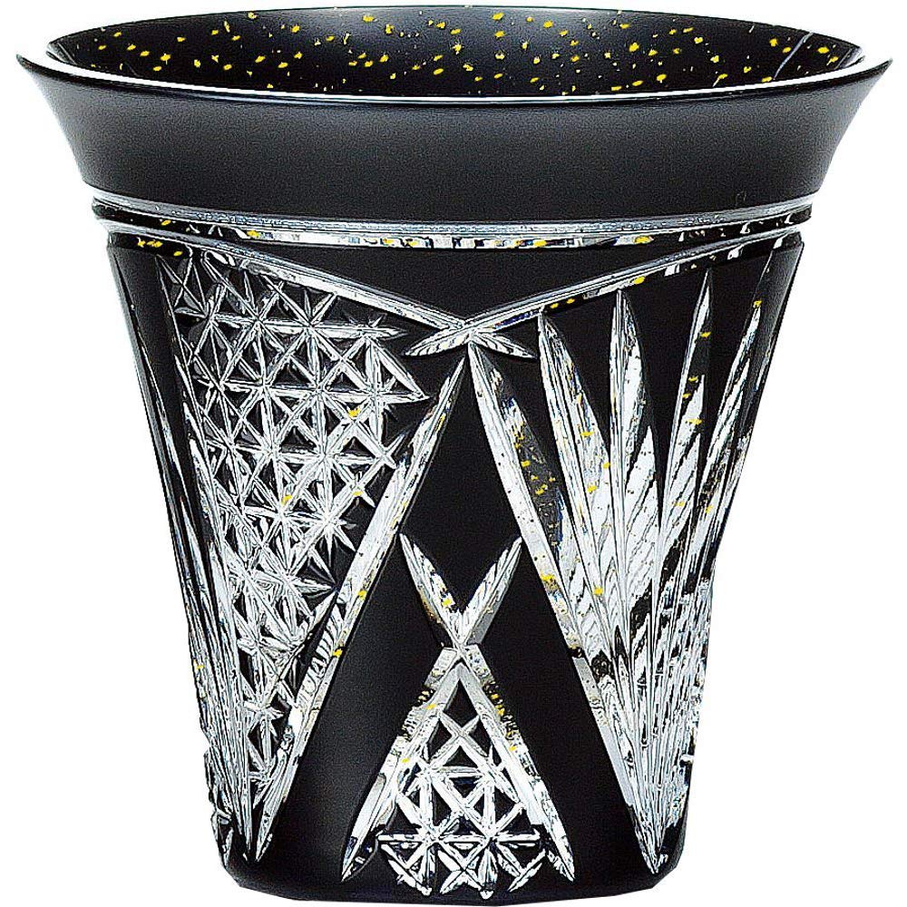 

Yachiyo Kiriko ink cup fan (open pattern)