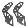 2Pcs Chassis Side Panels Black Strong Protection Lightweight Carbon Fiber for Losi 1:8 LMT 4WD Solid Axle RC Off Road Vehicles