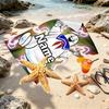 Custom Name Personalized Ghostbusters Print Beach Towel, for Trip Camping Beach Party Home Decor, Birthday Gift for Family & Friends