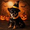 with Witch Hat Cat Cosplay Cloak Star Kitten Dress Funny Small Dog Knight Cape  Cat