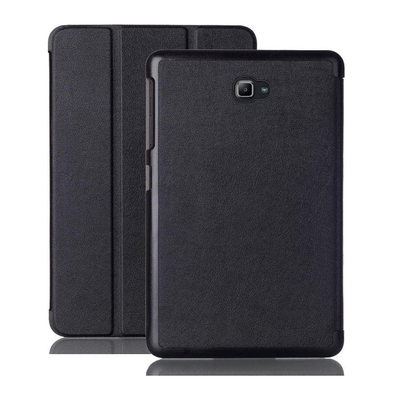 Pro Samsung Galaxy Tab A A6 10.1'' 2016 Sklopný trojitý stojánek Kryt pro SM-T580 SM-T585 Pouzdro z PU kůže Automatické usínání a probouzení