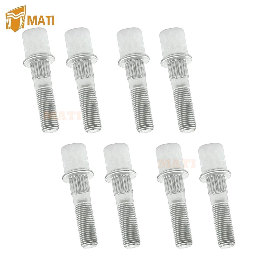MATI Front/Rear Wheel Studs for Can Am Outlander Renegade 450 500 570 650 800 850 1000 2012- 250300642 250300643  250300048