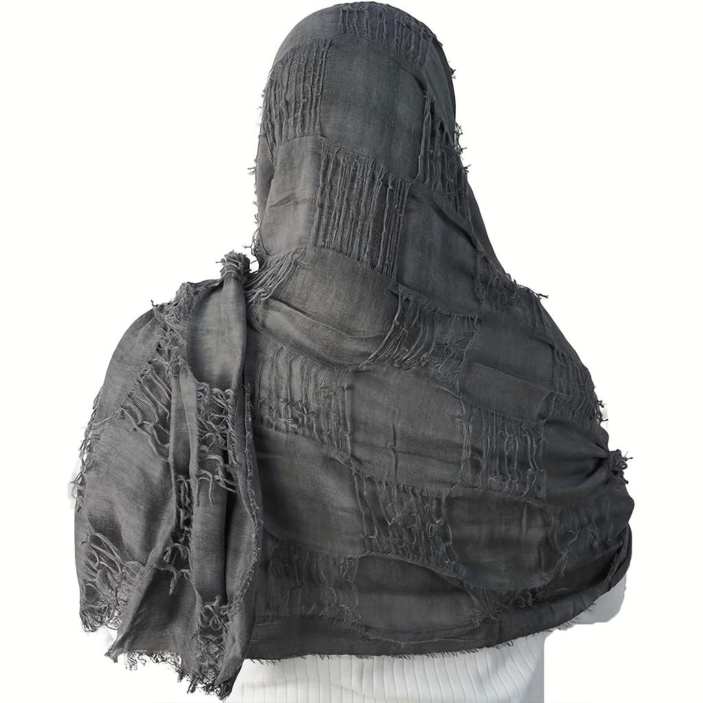 Medieval Renaissance Cloak Cape with Viking Brooch - Hooded Shawl Scarf for Halloween Costumes, Streetwear & Pop Culture Events