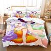 3D Print Anime Kawaii Girl World Dai Star Bedding Set Single Twin Full Queen King Size Bed Set Adult Kid Bedroom Duvetcover Sets