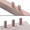 50Pcs Domino Solid Wood Tenon Diy Joinery Beech Wood Nail Cork Block Bolts Joinery Plugs Furniture Splicing Connectors