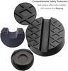 Universal Floor Slotted Car Jack Rubber Pad Pressure Resistant Jacking Tool Pinch Weld Side Lifting Disk For Lexus Subaru Fiat