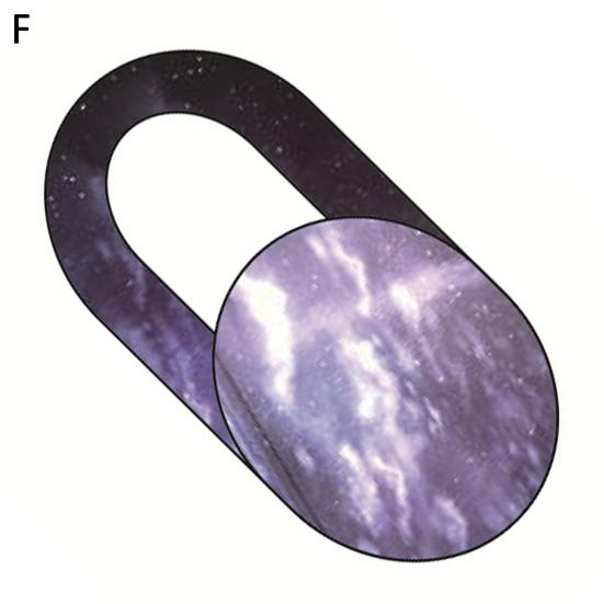 Webcam Cover Ultra-thin Anti-scratch Privacy Protection Anti-spy Dustproof Universal Starry Sky Flowers Camera