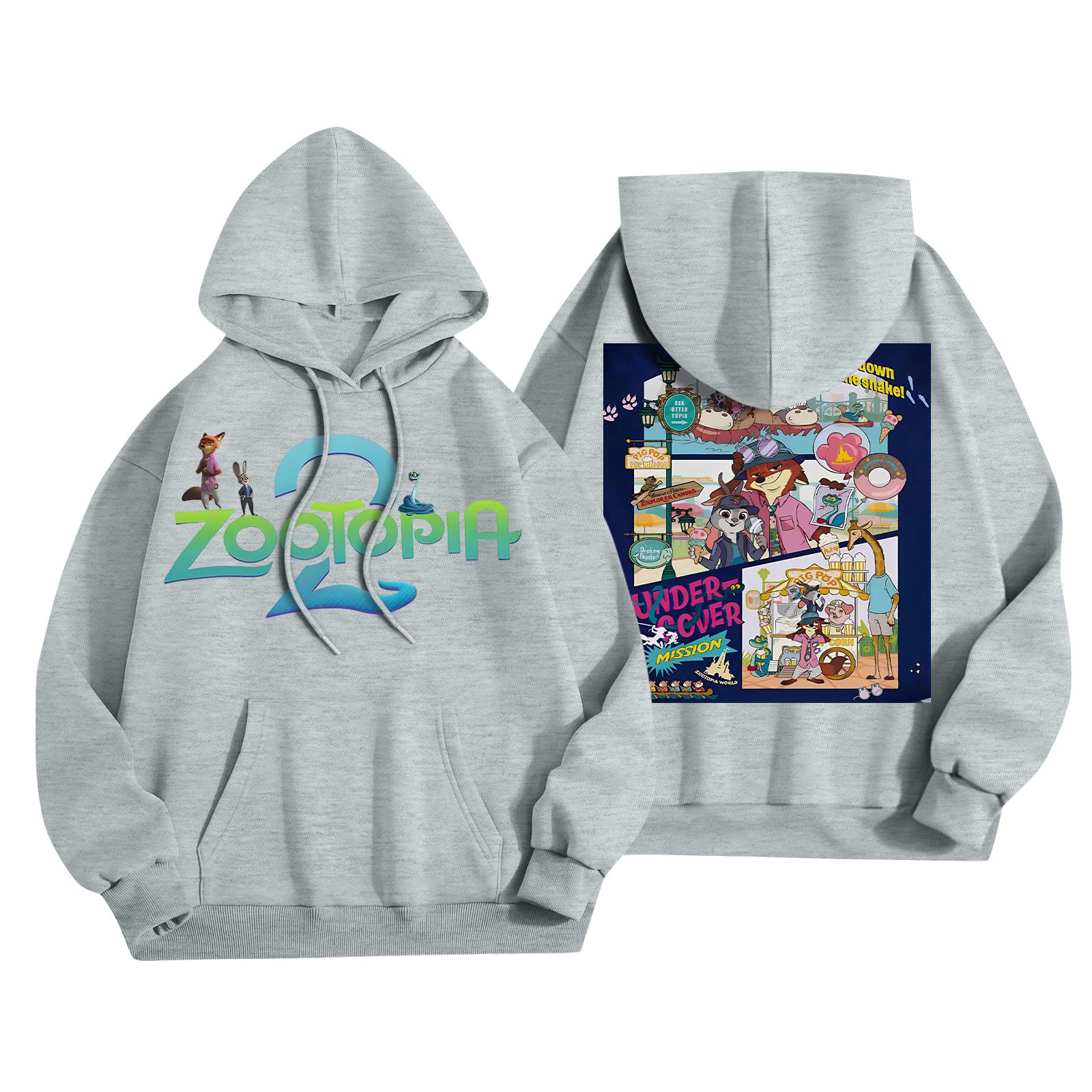 

Женская повседневная модная толстовка с капюшоном и карманами с принтом XXL