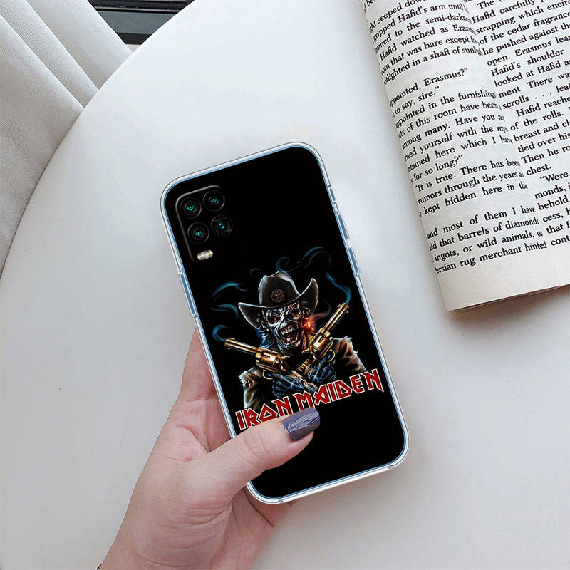 JO32 Iron M-Rock Maiden Phone Case for Motorola E22S E7 G6 G7 G8 G9 Plus Power Play G10 G20 G04 E30 E40 E22 E20 E13 G22 G23 G Stylus Play