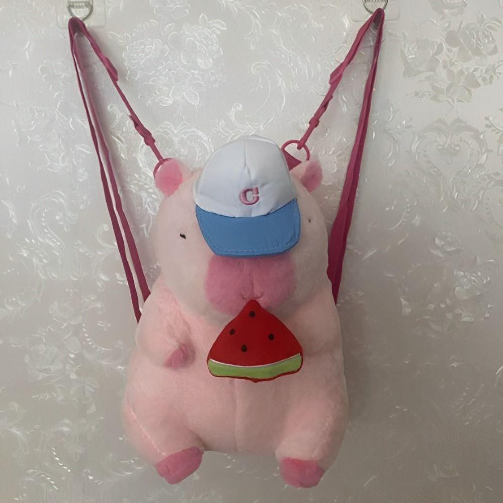 

Плюшевый рюкзак Capybara Плечевая сумка Милый Kawaii SchoolBag Студенты Watermelon