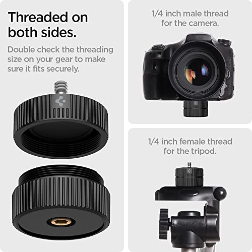 Spigen Camera Adapter Mount for AirTag, Nikon DSLR, Canon DSLR, GoPro, GoPro Hero 8, GoPro Hero 9, GoPro Hero 10, GoPro Hero 11, DJI Pocket, DJI Pocke