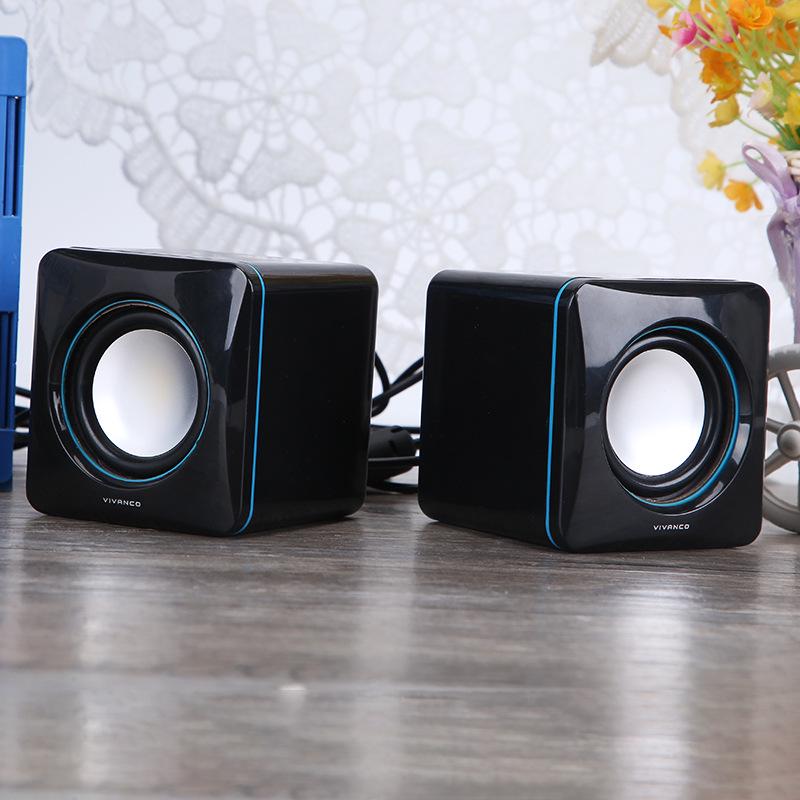 Eco-Friendly Mini USB Speakers: Compact, Portable, Customizable—Perfect for Desktop or Laptop Use