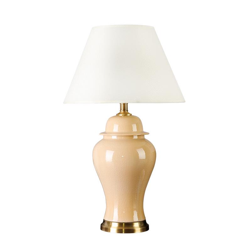 Modern American LED Ceramic Table Lamp for Living Room, Bedroom, or Study