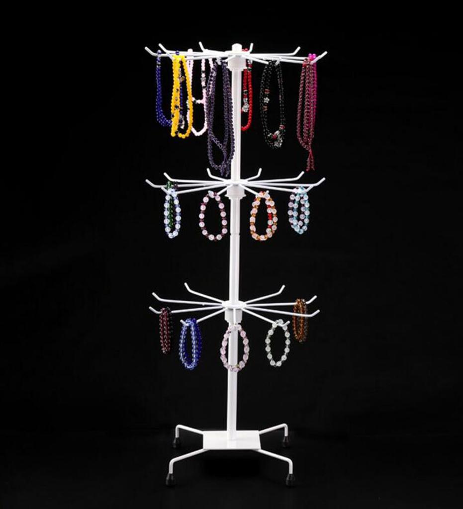 Earrings Rack Rotating Girls Display Stand Home Decoration Jewelry Storage Rack Jewelry Organizer