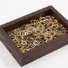 200-500Pcs Iron Double Ring Jump Ring For DIY Necklace Bracelet Jewelry Making Craft Accessories