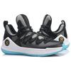 Li Ning Sixth Man 2019 Comfortable Low Top Basketball Shoes Men sneaker Black White ABAP017-1