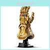 Kit de Blocos de Construção Manopla do Thanos dos Vingadores Para Decoração E Presente Colecionadores