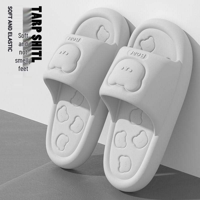 Thick-Soled Cloud Slippers: Non-Slip, Odor-Resistant, Parent-Child Summer Sandals for Indoor and Outdoor Use