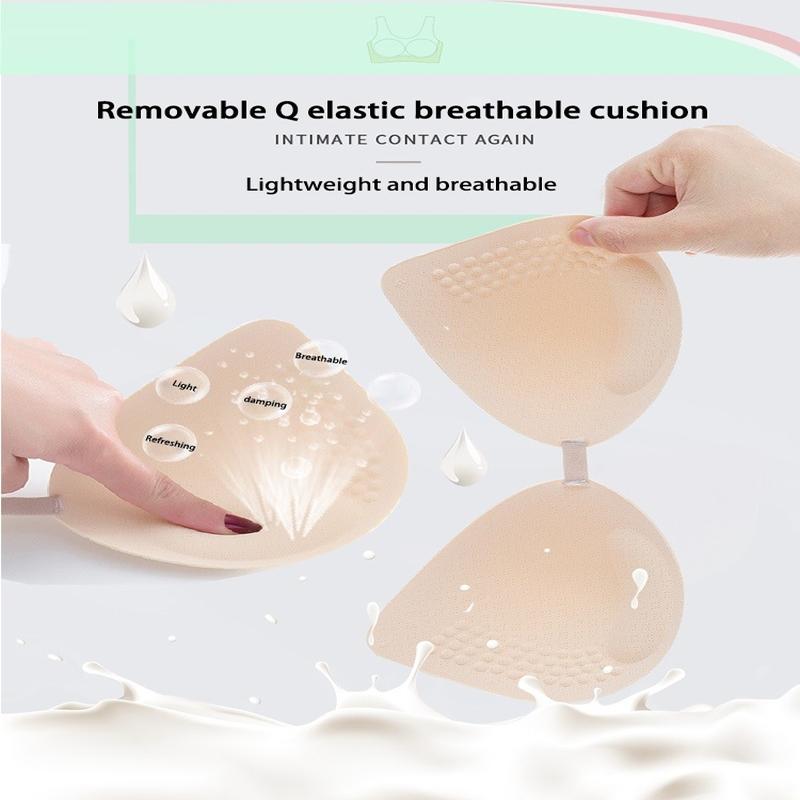 Bras For Women Seamless Plus Size Bra Push Up Women Bra Latex With Pad Vest Top Sexy Butterfly Beauty Back Female Bra