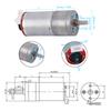 DIY Encoder Gear Motor with Mounting Bracket 65mm Wheel Kit for Smart Car Robot DC6V