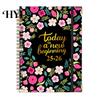 Small And Portable Planner 2025-2026 Jul 2025 - Jun 2026 12 Month Daily Weekly Monthly Exquisite Workmanship Calendar Floral Print Spiral Binding