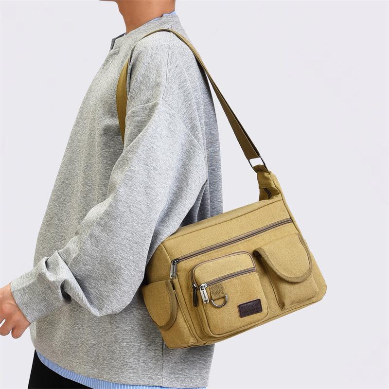 Men's Shoulder Bag Crossbody Bag Canvas Bag