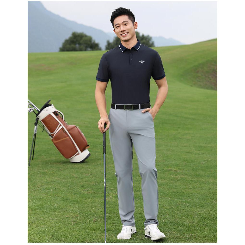 Callaway Polo de vară 2025 de înaltă calitate, cu broderie, stil sportiv de agrement pentru golf, cu protecție solară și antibacterian