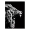 Animal Family Poster Lion Family Print Black and White Canvas Wall Art Modern Painting Picture Decor for Bedroom Wall Art Gift