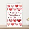 Valentine'S Day Love Greeting Card Envelope Set Pink Heart Pattern Decoration Romantic Holiday Blessings Gift Card Starting From 10 Sets