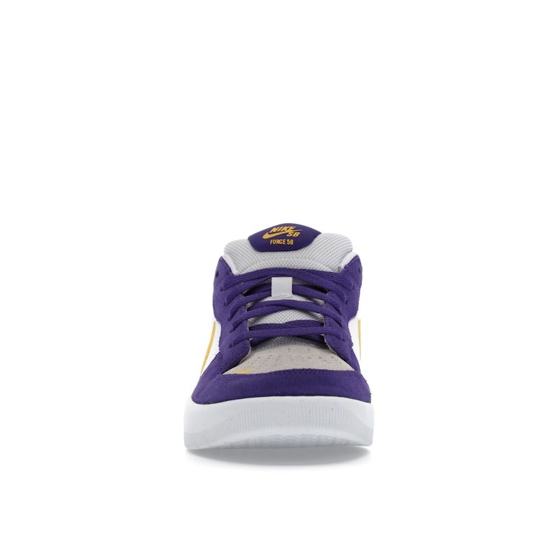 Nike Force 58 SB Court Purple Amarillo Unisex Sneakers White DV5477-500