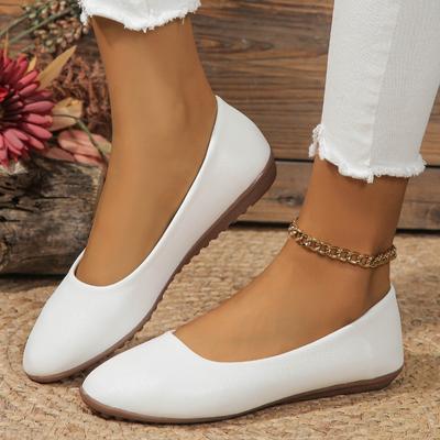 Mode Nouvel Été Bout Pointu Confortable Décontracté Chaussures Plates Élégantes Bouche Peu Profonde Légères Respirantes Chaussures de Course pour Femmes