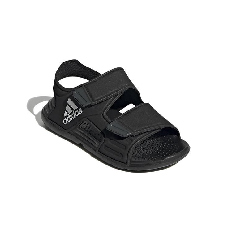 adidas Altaswim Comfortable Slip Resistant Abrasion Resistant Children's Sandals Black Children Aged 3 7 Years Old GV7802