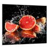 PANEL SZKLANY DO KUCHNI 65x60 Grejpfrut