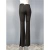 Export single high waist Slim Looking autumn New arrival Adult Ladylike high tassel row Minimalist black Easiest for match micro horn pants