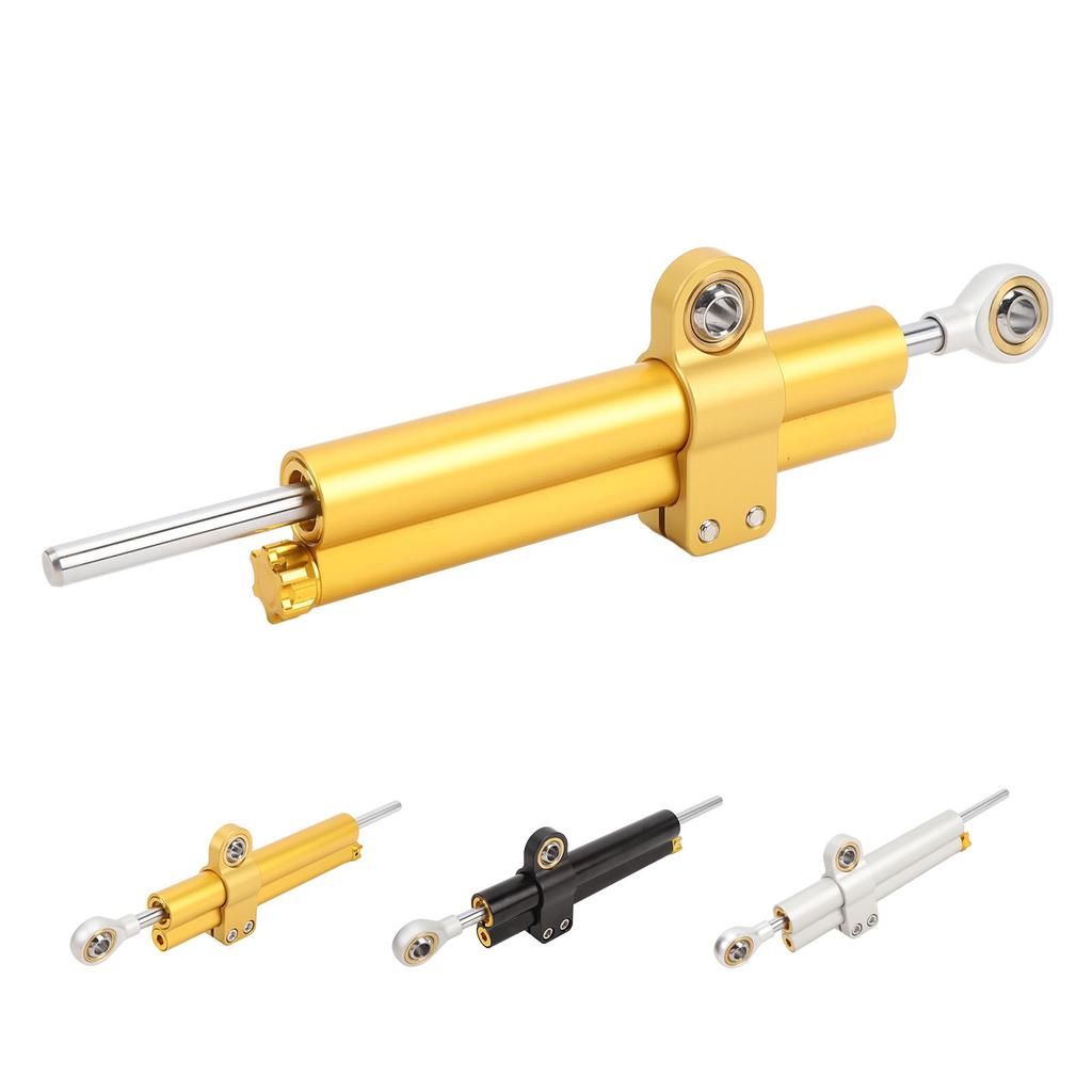 Motorcycle Steering Damper Stabilizer Adjustable Enhances Stability Increases Safety Universal Fit f