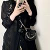 Women Bag Composite Bag PU Chains Fashion Solid Zipper MINI Shoulder Handbag Street Style Crossbody Bag Purse Euro-America Style