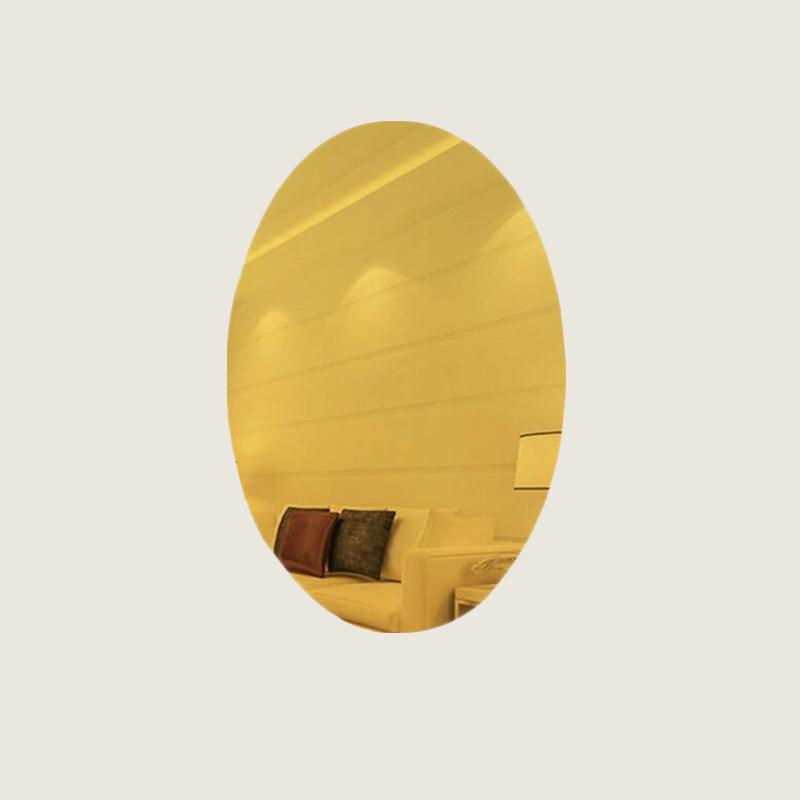 Bathroom Mirror Acrylic Self-adhesive Mirror Paper Home Decoration High Definition Soft Glass Wall Sticker