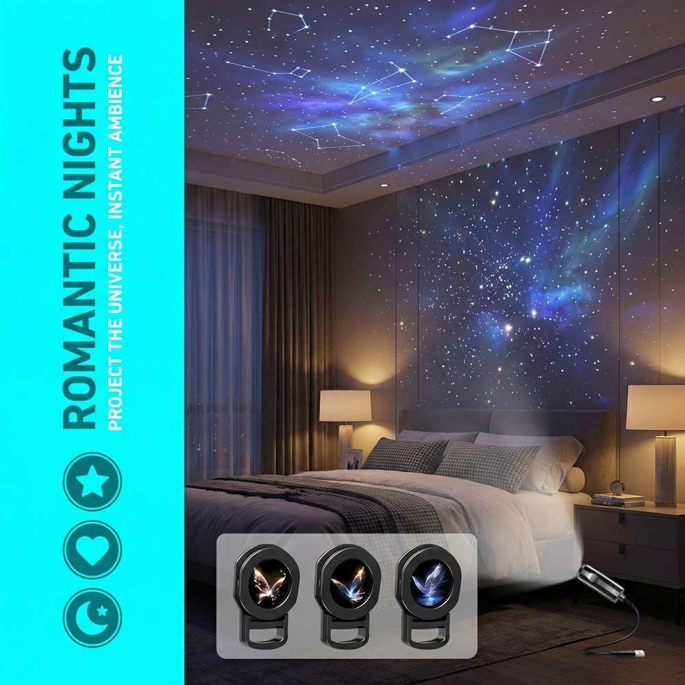 Whale LED USB Projector Light Portable Design Marine Projection Lamp  Bedroom Decor