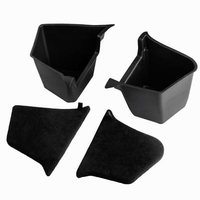 For Tesla Model Y Juniper 2025 Rear Trunk Cargo Side Storage Box Center Console Organizer Armrest Hidden Cup Tray Accessories