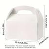 10pcs Versatile Party Favor Boxes Handheld Cake Packing Box Weddings Birthdays Graduations Durable Paper Gift Boxes with Handles