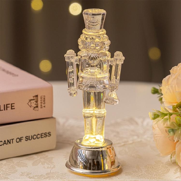 Christmas Gift LED Lighted Nutcrackers Soldier Decoration For Festives Home Party Office Desk And Retail Stores Display