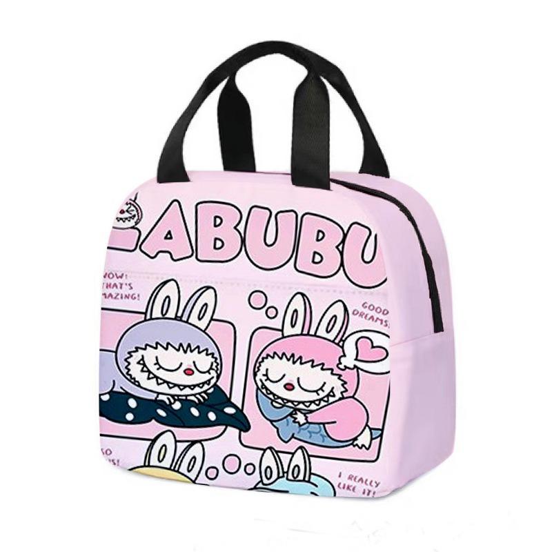 Lunch bag Cartoon tote bag Student bento bag Aluminum foil thermal insulation meal bag Lunch box bag