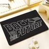 Hot B Back To the F Future Floor Mat Cozy Flannel Soft Thick Non Slip Mat For Living Room Bedroom Kitchen Decor Rugs